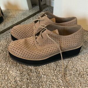 Eileen Fisher Derby wedge ergo shoes